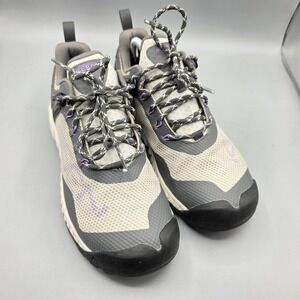 KEEN NXIS EVO Shoes Womens 7 Gray White Sneakers Waterproof Hiking Outdoor
